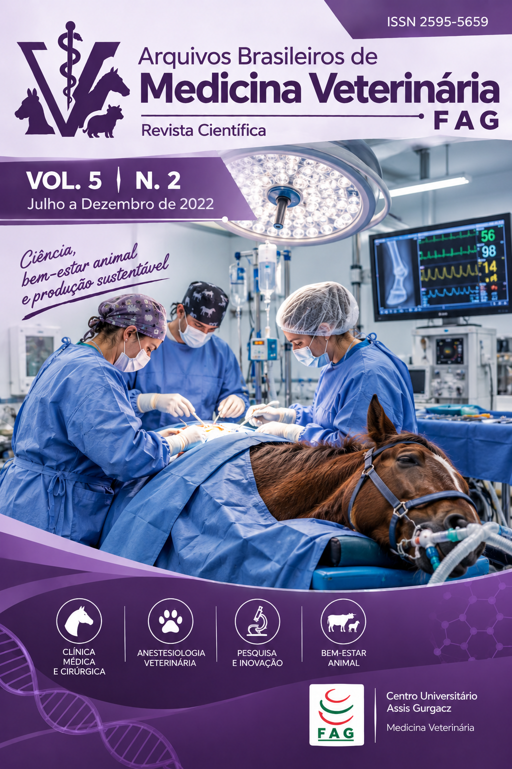					Visualizar v. 5 n. 2 (2022): Arquivos Brasileiros de Medicina Veterinária FAG
				