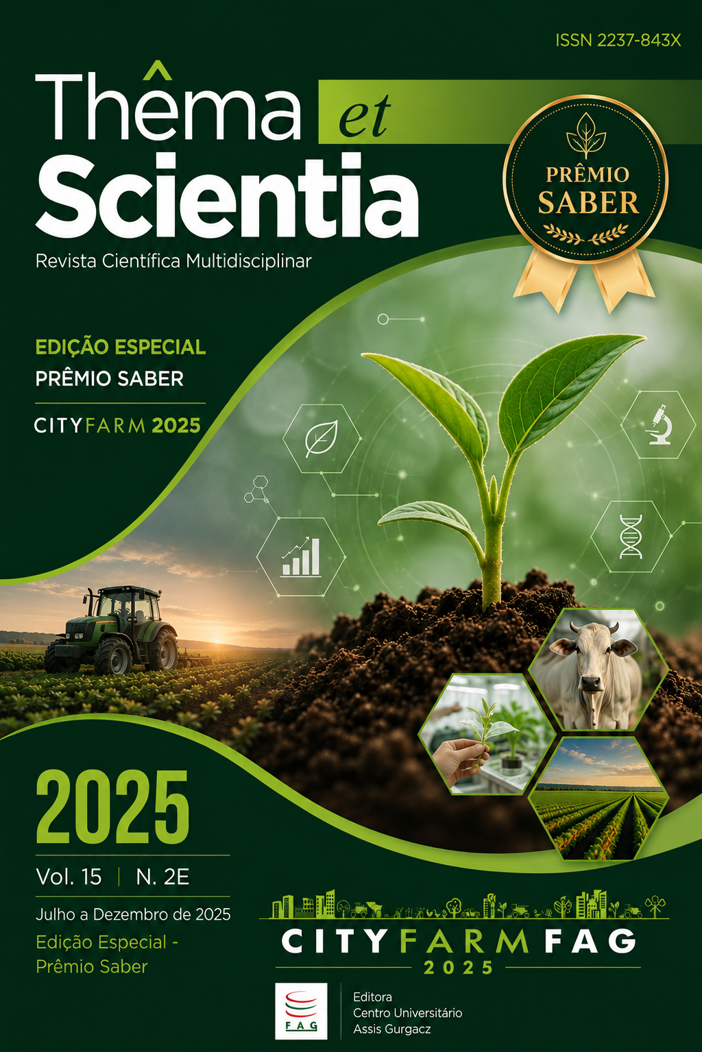 					Visualizar v. 15 n. 2E (2025): Revista Thêma et Scientia - Edição Especial Prêmio Saber - City Farm FAG 
				